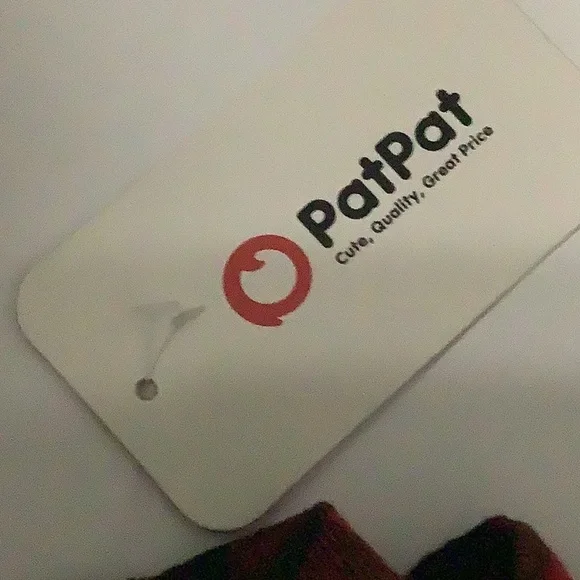 0-3 month Plaid Romper Red And Black Cotton Blend. Snap Closure - Picture 7 of 7